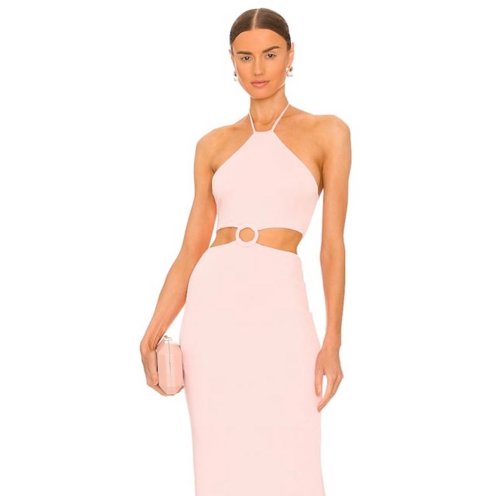 ALICE AND OLIVIA- MARGUERITE CUTOUT LONG DRESS